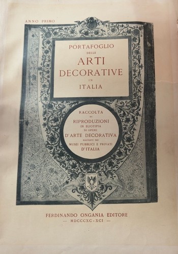 Arti decorative italy - arti, in