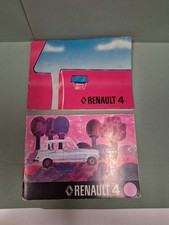 RENAULT 4 LOTTO 2 LIBRETTI USO