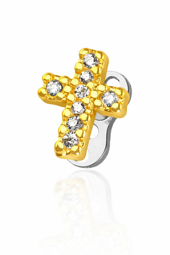 Piercing dermal croce - piercing,