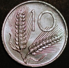 Italia 10 Lire 1974 KM# 93