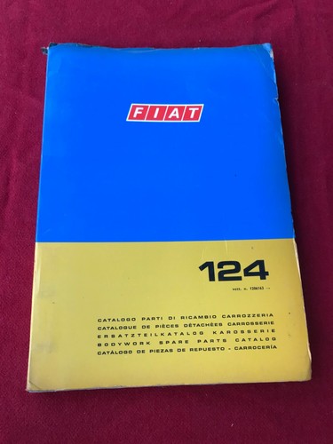 Fiat 124 manuale ricambi - 124,
