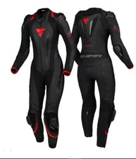 Tuta in pelle da donna moto da