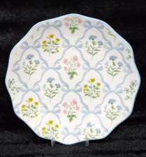 4 Insalatiere Fiori Fiocco Blu