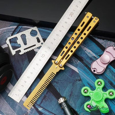 Pettine a Farfalla Pieghevole Portatile CSGO Balisong Trainer Strumento Di Allen