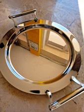 Vassoio acciaio inox 18/10, con manici