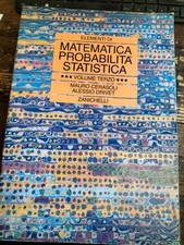 Matematica Probabilità Statistica VOLUME 3 Cerasoli Drivet ZANICHELLI