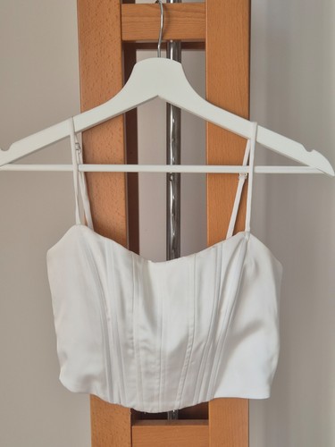 Corsetto bianco donna bershka - bianco,