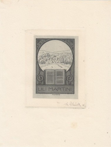 Exlibris etichetta libro - etichetta, di