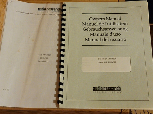 Audio research 125 tube - research,