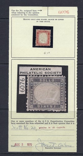 Italia 1862 scott - scott, (40