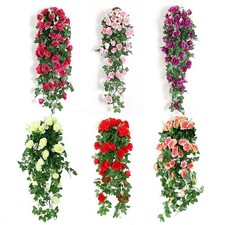 Elegante seta appesa fiori di