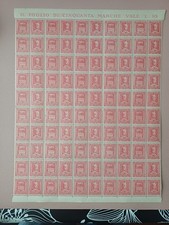 BLOCCO 50 MARCHE PER IMPOSTA SULL ENTRATA CENTESIMI 20 NUOVE 1946