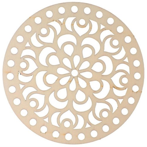 Mandala base uncinetto 15cm