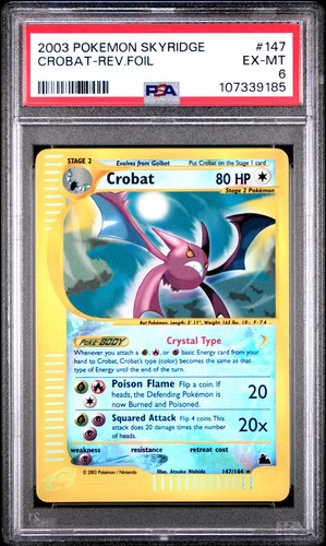 2003 pokemon crystal crobat - pokemon,