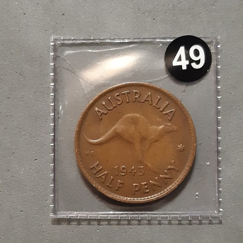 Australia half penny - "half, penny"