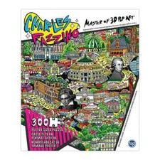 Puzzle Carlo Fazzino Farfalle Sopra Vienna 20" X 30" Pollici - 300 pezzi