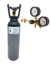 BOMBOLA 5 LT AZOTO 1MC + RIDUTTORE PRESSIONE BOMBOLA EXTRA U.E. VALVOLA ITALIA