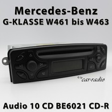Autoradio originale Mercedes W463 Radio Audio 10 CD BE6021 Classe G Becker W461