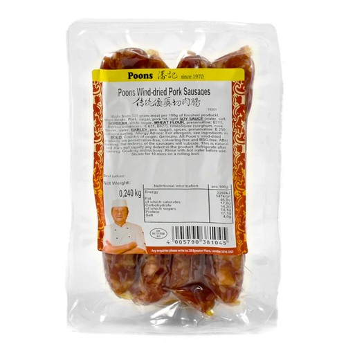 Salsiccia cinese poons - salsiccia,