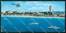 Rimini Città Elicottero Foto Mini cartolina KF1930