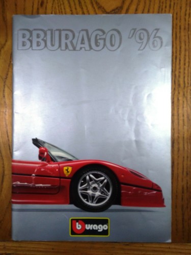 Catalogo burago bburago 1996 - catalogo,