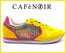 Scarpe da ginnastica donna sportive sneakers basse Cafe Noir 36 38 39 40 giallo