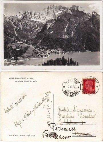 Lago alleghe belluno - lago,