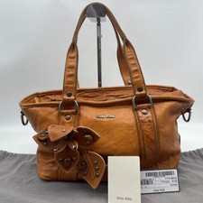 Borsa a mano Miu Miu in pelle