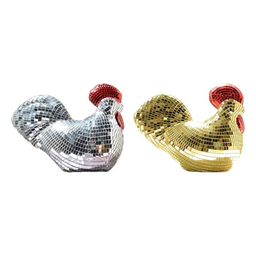 Statuetta pollo con sfera - pollo,