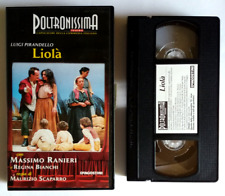 Vhs Liola'Luigi Pirandello Film Massimo Ranieri Regina Bianchi Videocassetta(V63