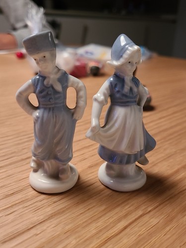 Coppia statuine ceramica da - ceramica,