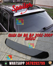 AUDI A4 B6 B7 2001-2007 AVANT SPOILER POSTERIORE LOOK SLINE S4 SUL TETTO