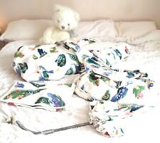 Lettino da trasporto portatile vintage anni 90 tedesco Gesslein, ombrellone, fasciatoio ecc