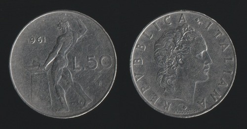 Lire 1961 vulcano italia - lire,