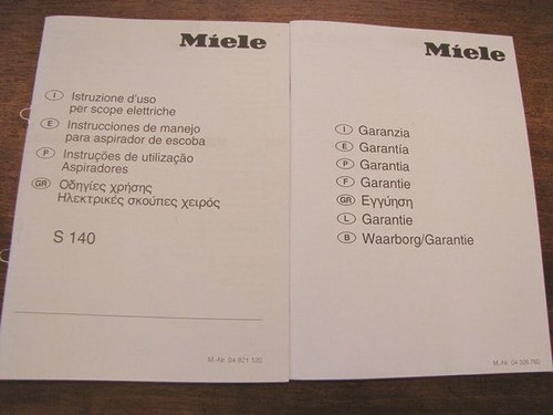 Istruzioni uso manuale scopa - d'uso,