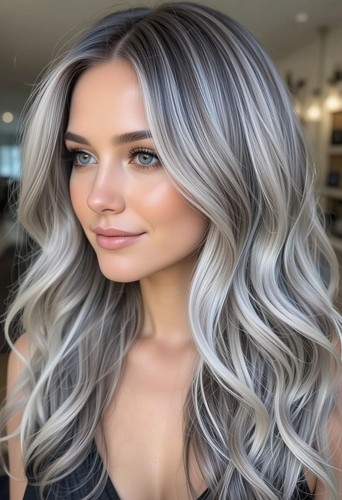 Parrucche balayage grigio - parrucche,