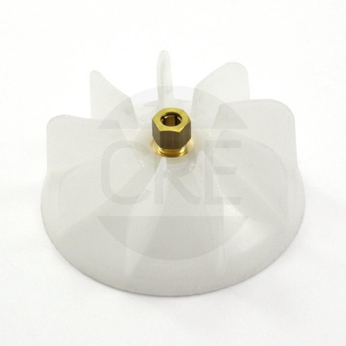 Ventola bianca con dado - con, 4mm
