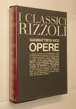 GIAMBATTISTA VICO-OPERE-RIZZOLI ED.-1959