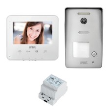 Kit videocitofono Urmet 1734/501 monofamiliare vivavoce soft touch