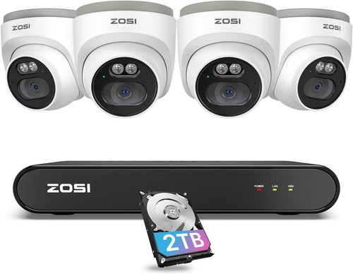 Zosi 4mp kit videosorveglianza - 4mp,