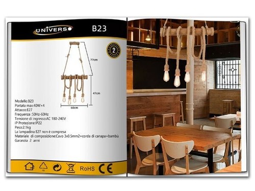 Lampada lampadario doppia - lampada,