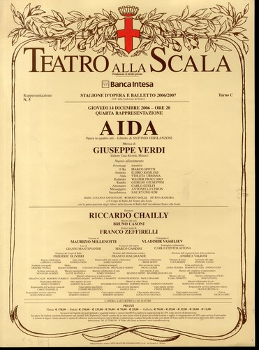 Teatro alla scala locandina - teatro,