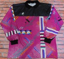 LOTTO MAGLIA SHIRT CALCIO NOLEL PORTIERE VINTAGE MADE IN ITALY (659) tg. XL