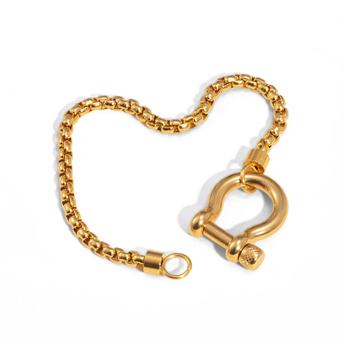 Bracciale acciaio inox donna - acciaio,
