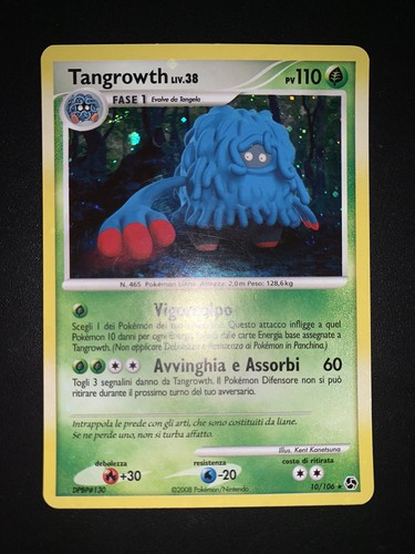 Carta pokémon tangrowth 38 - carta,