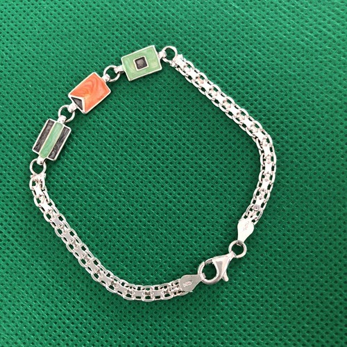 Bracciale uomo ragazzo argento - bracciale,