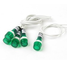 5PCS AC 220V 8.1" Long Cable