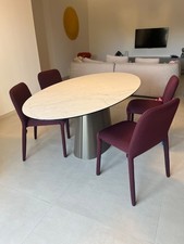 tavolo ovale ellisse connubia