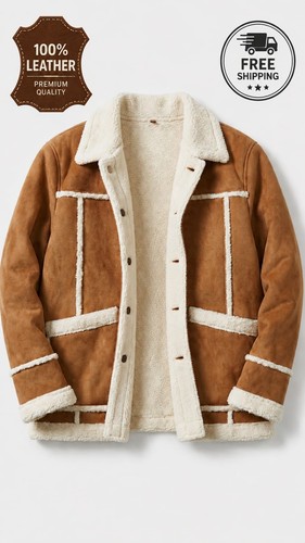 Giacca shearling aviatore uomo