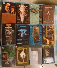 THE SANDMAN + DEATH di Gaiman Magic Press Cartonati 12 Volumi MAI LETTI!!!